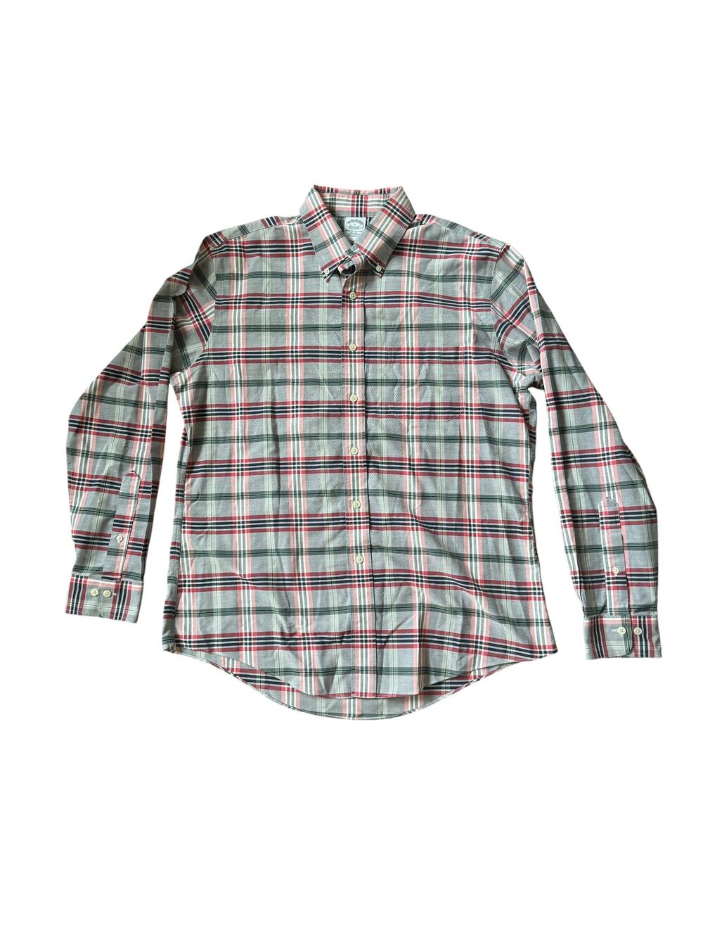 Brooks Brothers Grey Plaid Shirt